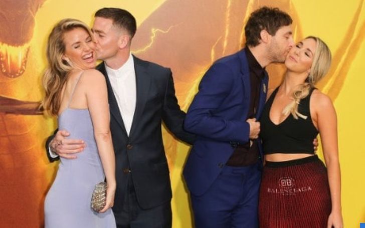 Kelli Garner and Zach Shield shared a kiss in the primer of Grozilla.